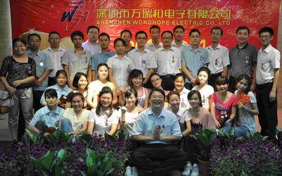 獲獎(jiǎng)員工合影